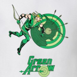 Green Arrow Superhero Comic Fan Gift Worn Cool T Shirt