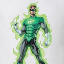 Green Lantern Superhero Comic Fan Gift Worn Cool T Shirt