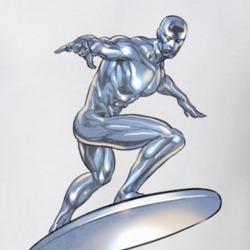 Silver Surfer Spider Superhero Comic Fan Gift Worn Cool T Shirt