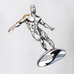 Silver Surfer Spider Superhero Comic Fan Gift Worn Cool T Shirt