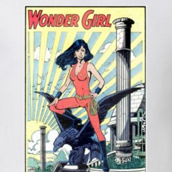 Wonder Girl Superhero Comic Fan Gift Worn Cool T Shirt