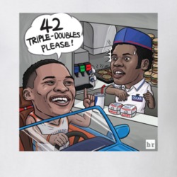 Russell Westbrook Triple Double 42 OKC Basketball Fan T Shirt