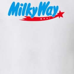 Milky Way Chocolate Candy Food Cool Worn Funny T Shirt