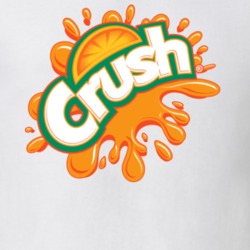 Crush Orange Soda Pop Food Logo Cool T Shirt