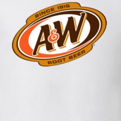 A&W Root Beer Food Soda Food Cool Logo T Shirt