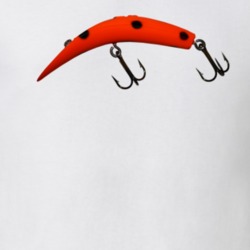 Flat Fish Lure Fishing Father's Day Gift T Shirt