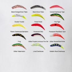 Flat Fish Lure Fishing Father's Day Gift T Shirt