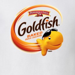 Goldfish Food Snack Gift Fan T Shirt