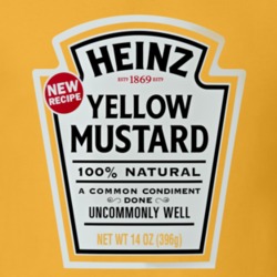 Heinz Mustard Food Snack Gift Fan T Shirt