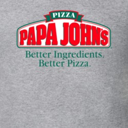 Papa Johns Pizza Food Snack Gift Fan T Shirt