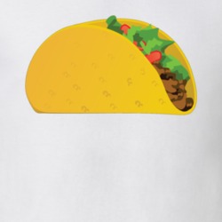 Taco Emoji Food Tuesday Funny Cool T Shirt