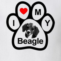 I Love My Beagle Dog Puppy Owner Gift T Shirt