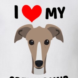 I Love My Greyhound Dog Owner Gift T Shirt
