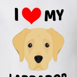 I Love My Labrador Dog Owner Gift T Shirt