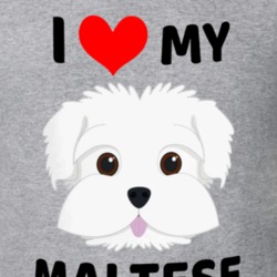 I Love My Maltese Dog Owner Gift T Shirt