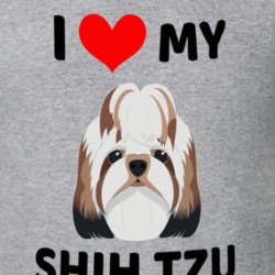 I Love My Shih Tzu Dog Owner Gift T Shirt