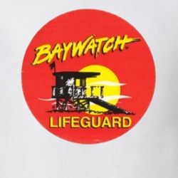 Baywatch Lifeguard Worn Look Movie Replica T Shirt