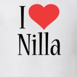 I Love Nilla Wafers Snack Food Gift T Shirt