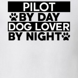 Pilot By Day Dog Lover By Night Funny T Shirt