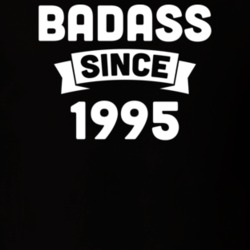 Badass Since 1995 Birthday Gift Funny T Shirt