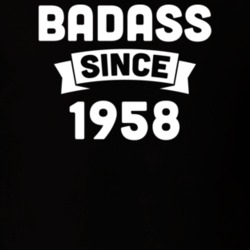 Badass Since 1958 Birthday Gift Funny T Shirt