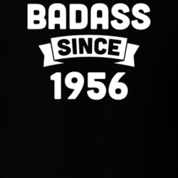 Badass Since 1956 Birthday Gift Funny T Shirt