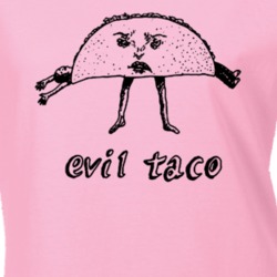 Evil Taco Funny Juno Popular Movie Cool T Shirt