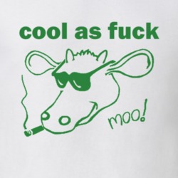Cool As Fuck Inspiral Carpets Moo! Band Music Cow Ep Replica Gift T Sh