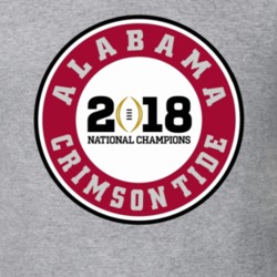 Alabama Crimson Tide National Champions Fan Football T Shirt