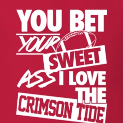 Alabama Crimson Tide National Champions Fan Football T Shirt