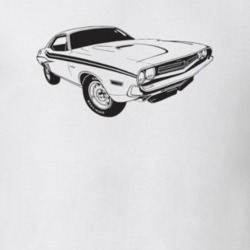 1969 Dodge Charger Cool Classic Car Gift T Shirt