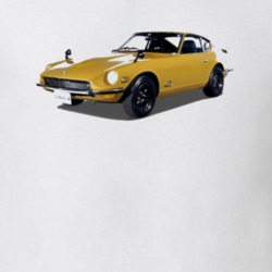 1969 Datsun 240z Cool Classic Car Gift Worn Look T Shirt