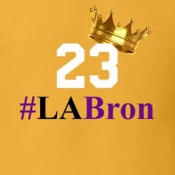 #LABron Lebron King James Lakers 23 Los Angeles Basketball Super Fan T