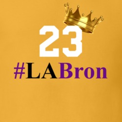 #labron Lebron King James Lakers 23 Los Angeles Basketball Super Fan T
