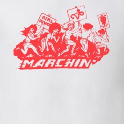 Marchin' Emma Watson International Women's Feminist Replica T Shirt