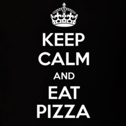 Keep Calm And Eat Pizza Funny Food Snack Gift Idea T Shirt