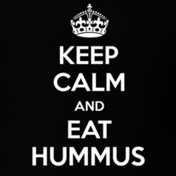 Keep Calm And Eat Hummus Funny Food Snack Gift Idea T Shirt