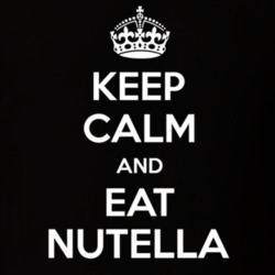 Keep Calm And Eat Nutella Funny Food Snack Gift Idea T Shirt