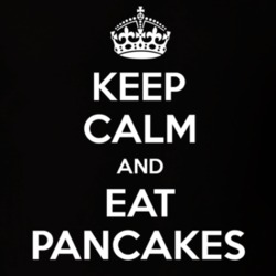 Keep Calm And Eat Pancakes Funny Food Snack Gift Idea T Shirt