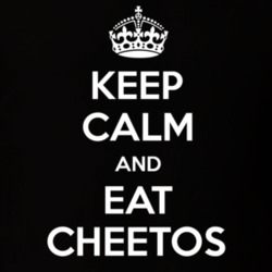 Keep Calm And Eat Cheetos Funny Food Snack Gift Idea T Shirt