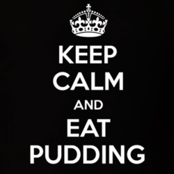 Keep Calm And Eat Pudding Funny Food Snack Gift Idea T Shirt