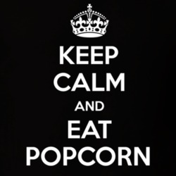 Keep Calm And Eat Popcorn Funny Food Snack Gift Idea T Shirt