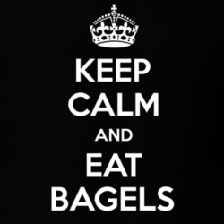 Keep Calm And Eat Bagels Funny Food Snack Gift Idea T Shirt