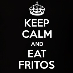 Keep Calm And Eat Fritos Funny Food Snack Gift Idea T Shirt