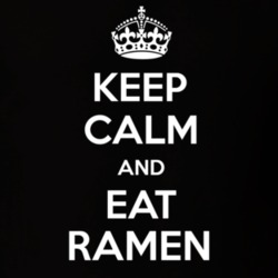Keep Calm And Eat Ramen Funny Food Snack Gift Idea T Shirt