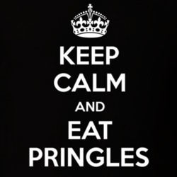 Keep Calm And Eat Pringles Funny Food Snack Gift Idea T Shirt