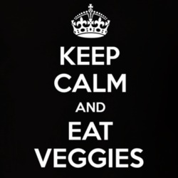 Keep Calm And Eat Veggies Vegan Vegetarian Funny Food Snack Gift Idea 