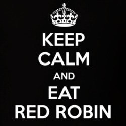Keep Calm And Eat Red Robin Burger Funny Food Snack Gift Idea T Shirt