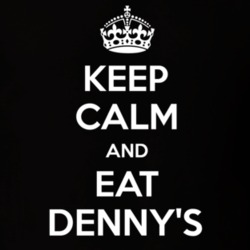 Keep Calm And Eat Denny's Funny Food Snack Gift Idea T Shirt