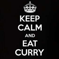 Keep Calm And Eat Curry Funny Food Snack Gift Idea T Shirt